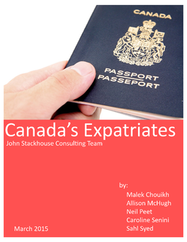 Canada's Expatriates