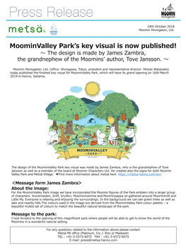 Moominvalley Park's Key Visual Is Now Published!