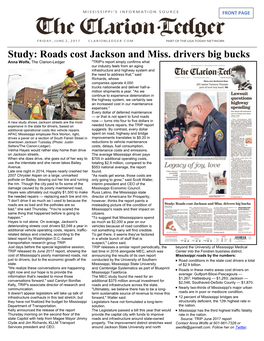 Study: Roads Cost Jackson and Miss. Drivers Big Bucks