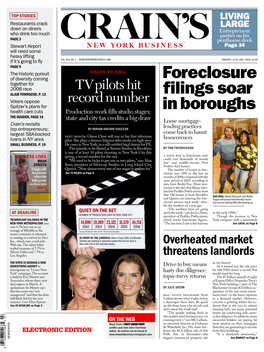 Foreclosure Filings Soar in Boroughs