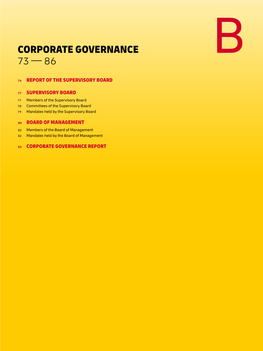 Corporate Governance B 73 — 86
