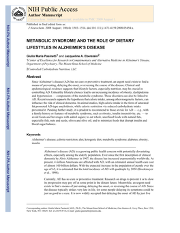 NIH Public Access Author Manuscript J Neurochem