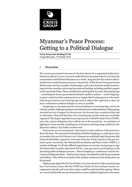 B149 Myanmar-S Peace Process