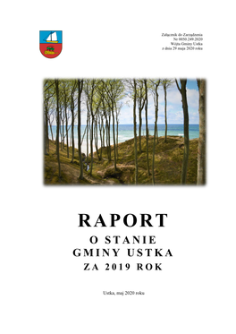 Raport O Stanie Gminy Ustka Za 2019