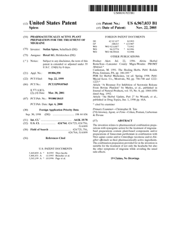 (12) United States Patent (10) Patent No.: US 6,967,033 B1 Spiess (45) Date of Patent: Nov