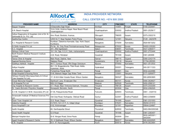 India Provider Network