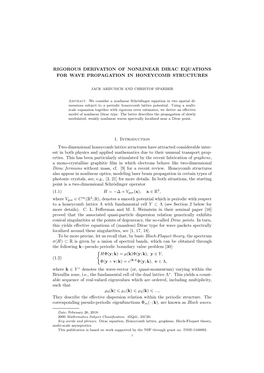 Rigorous Derivation of Nonlinear Dirac Equations for Wave Propagation in Honeycomb Structures