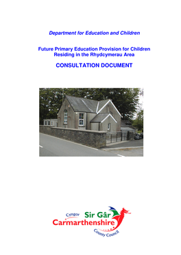 Consultation Document