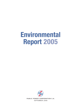Environmental Report 2005