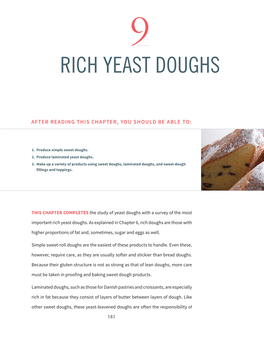 Rich Yeast Doughs