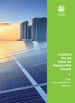 Creating Shared Value for Responsible Growth