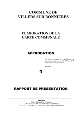 Commune De Villers Sur Bonnieres