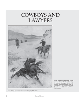 Cowboys and Lawyers