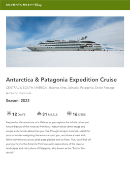 Antarctica & Patagonia Expedition Cruise