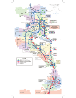 Weber, Davis Box Elder & County System Map Legend