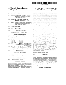 (12) United States Patent (10) Patent No.: US 7,252,985 B2 Cheng Et Al