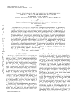 Torque Enhancement, Spin Equilibrium, and Jet Power From