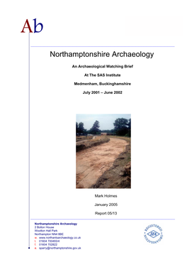 Northamptonshire Archaeology