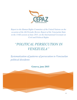 “Political Persecution in Venezuela”