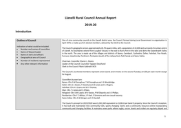 Llanelli Rural Council Annual Report 2019-20