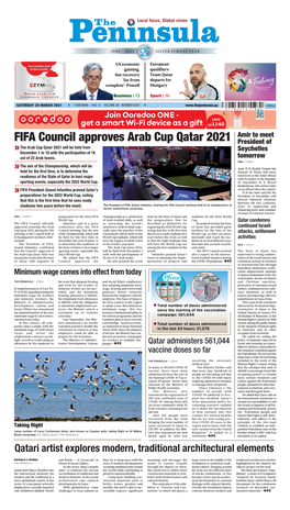 FIFA Council Approves Arab Cup Qatar 2021