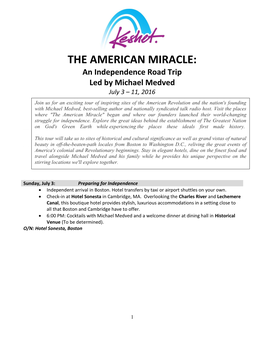 The American Miracle