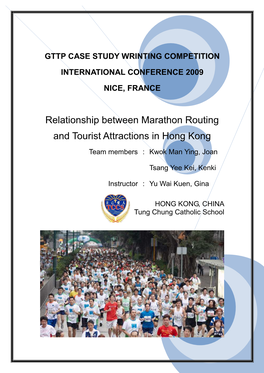 Relationship Between Marathon Routing and Tourist Attractions in Hong Kong
