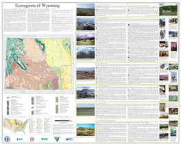 Ecoregions of Wyoming Cropland Agriculture