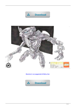 Free Download Bionicle 2 Le Leggende Di Metru Nui