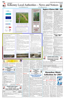 Kilkenny Local Authorities – News and Notices