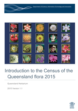 Introduction to the Census of the Queensland Flora 2015