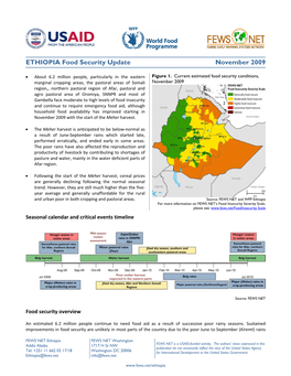 ETHIOPIA Food Security Update November 2009