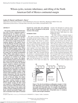 Wilson Cycles, Tectonic Inheritance, and Rifting of the North American Gulf of Mexico Continental Margin