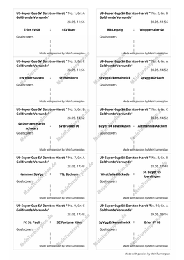 U9-Super-Cup SV Dorsten-Hardt 