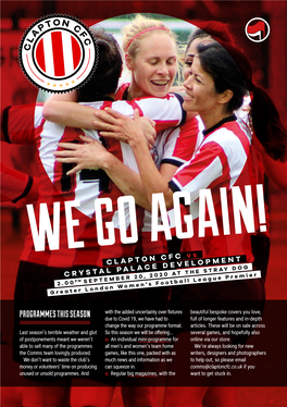 Programmes This Season