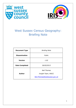 Boundary Geography Briefing Note