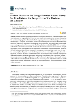 Nuclear Physics at the Energy Frontier: Recent Heavy Ion Results from the Perspective of the Electron Ion Collider