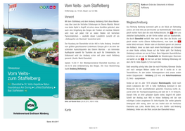 Vom Veits- Zum Staffelberg Karte Am Ende Des Dokuments in Höherer Auflösung