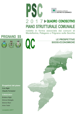 QUADRO CONOSCITIVO PROSPETTIVE SOCIO ECONOMICHE RELAZIONE (Contenuto Scaricabile)