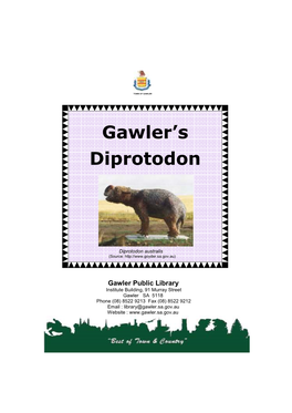 Gawler's Diprotodon