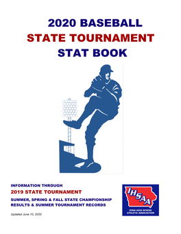 2020 Baseball Stat Book