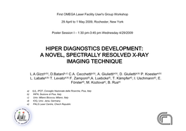 A Novel, Spectrally Resolved X-Ray Imaging Technique