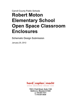 Robert Moton Elementary School Open Space Classroom Enclosures