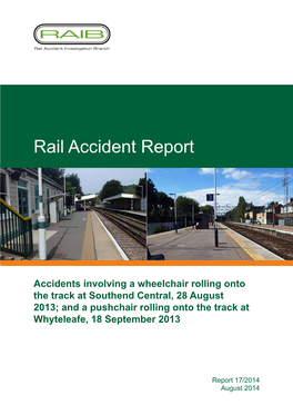 Rail Accident Report