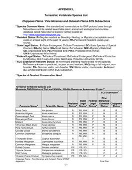 Final Plan Chippewa Plains-Pine Moraines and Outwash Plains-SFRMP