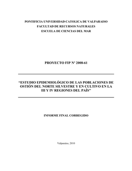 127.Estudio Epidemiologico De Las Poblaciones De Ostion Del Norte Silvestre Y En Cultivo En La