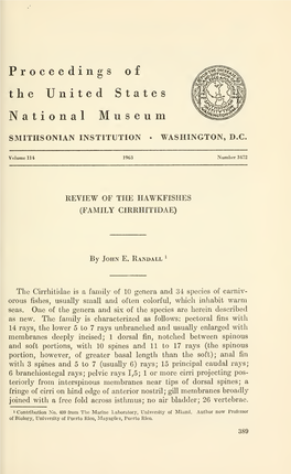 Proceedings of the United States National Museum