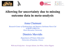 Allowing for Uncertainty Due to Missing Outcome Data in Meta-Analysis