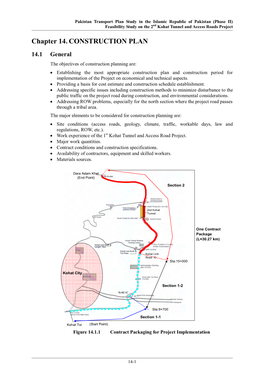 Chapter 14. CONSTRUCTION PLAN