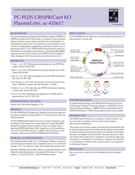 PC-PLD5 CRISPR/Cas9 KO Plasmid (M): Sc-435617